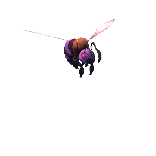 Monster Bee-Purple